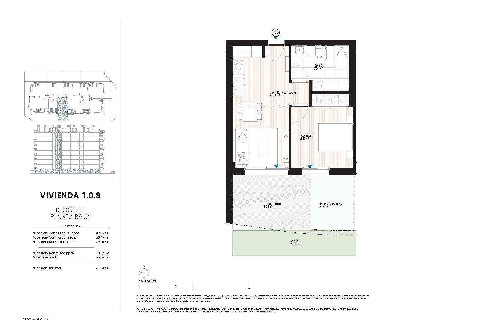 Apartment for sale in Villajoyosa