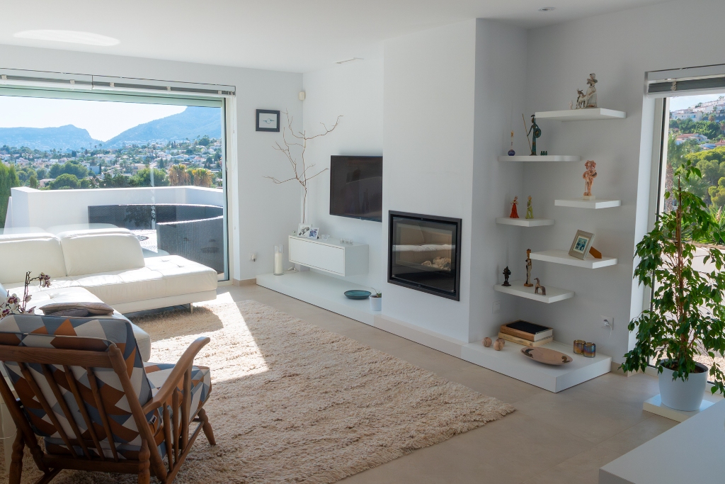 Moderne Villa zum Verkauf mit Meerblick in Calpe (Costa Blanca, Alicante)