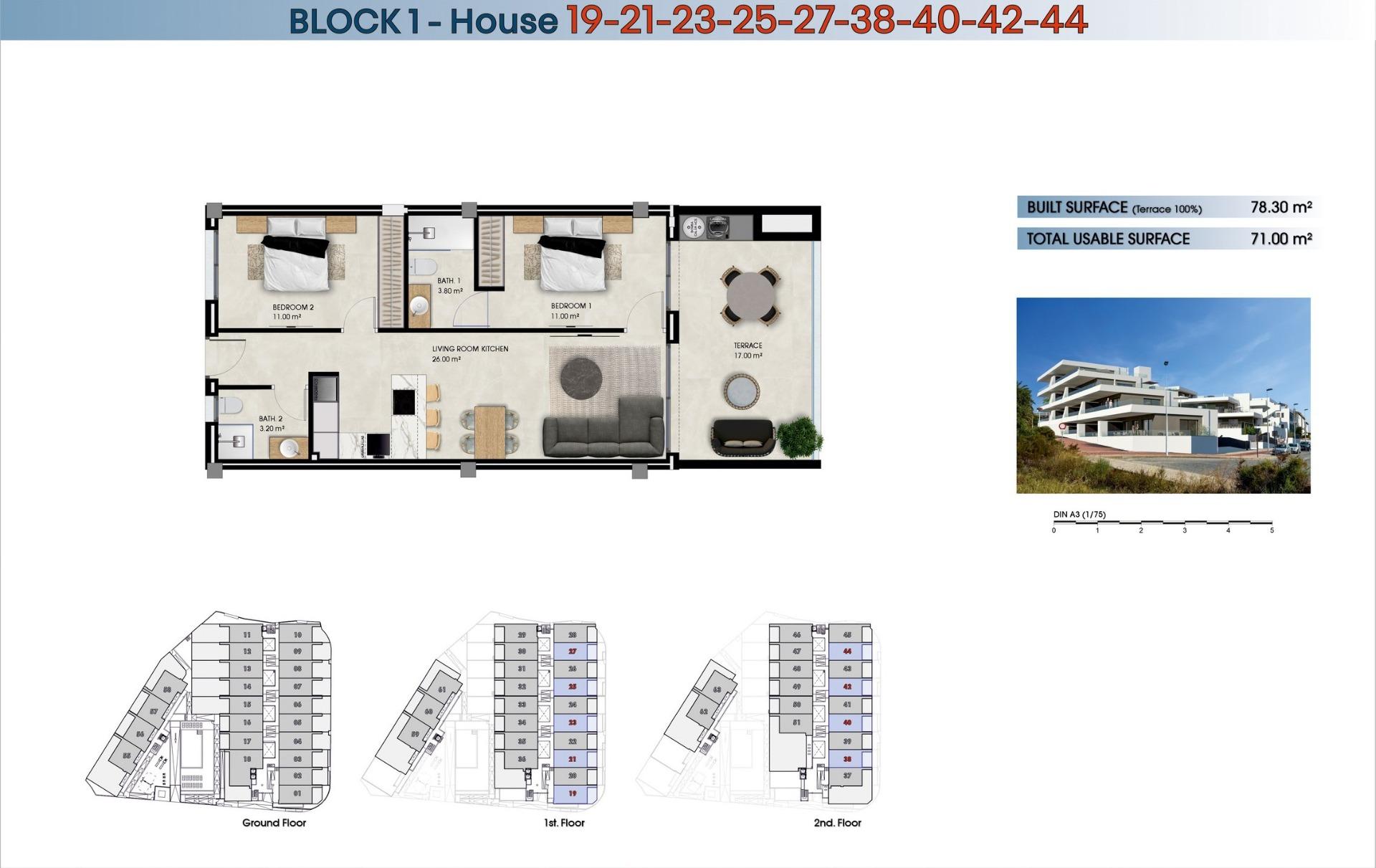 Penthouse for sale in La Marina (Elche)