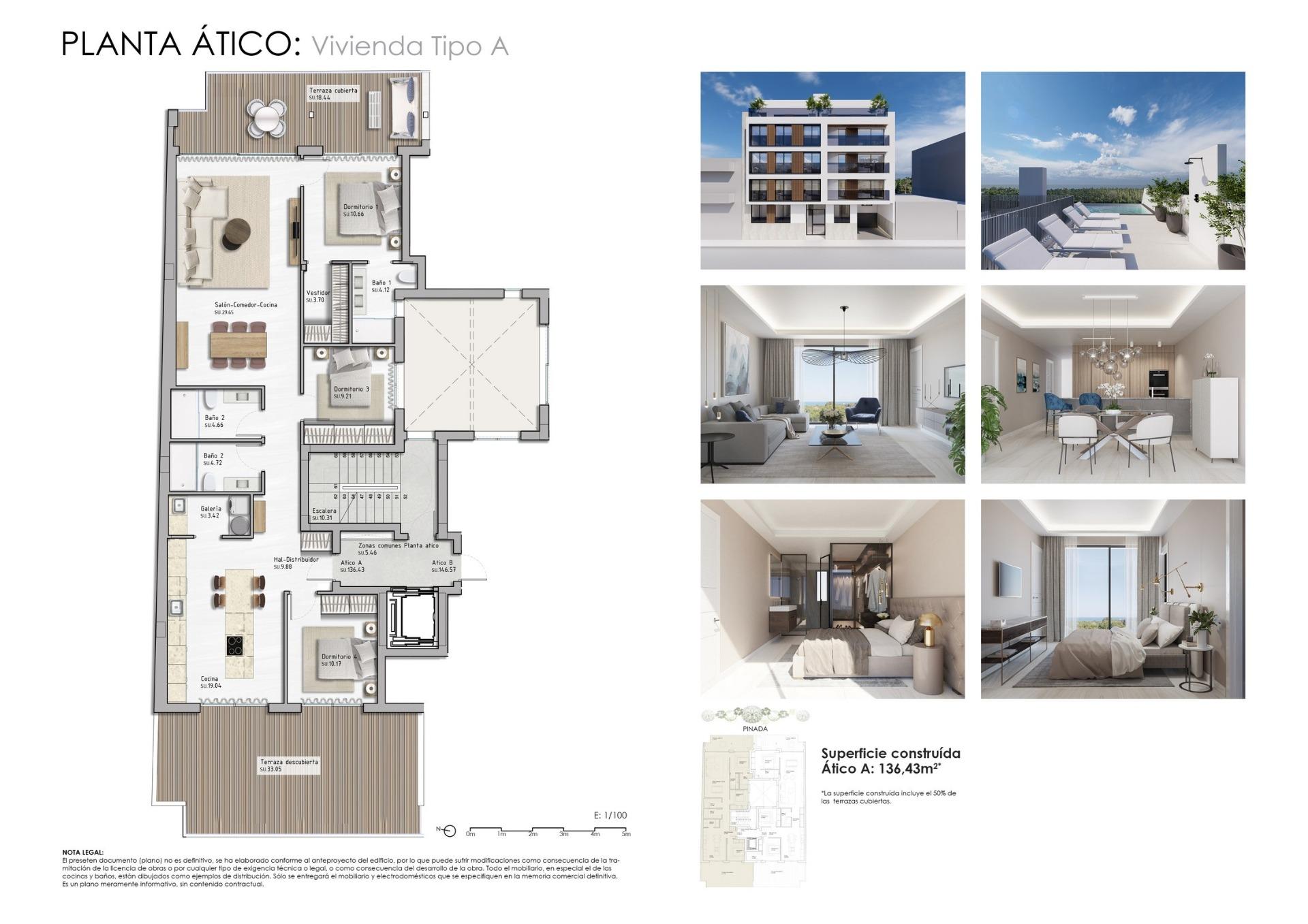 Ático en venta en Guardamar del Segura