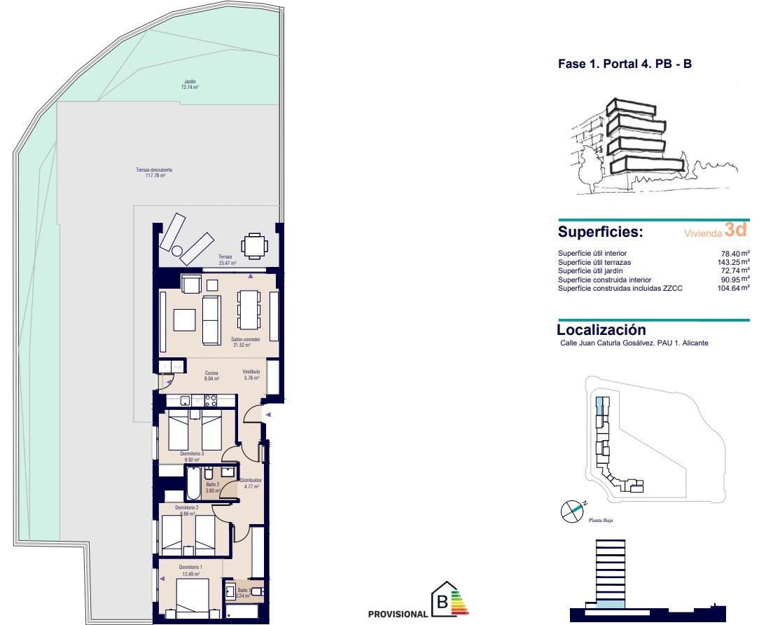 Apartamento en venda en Alicante