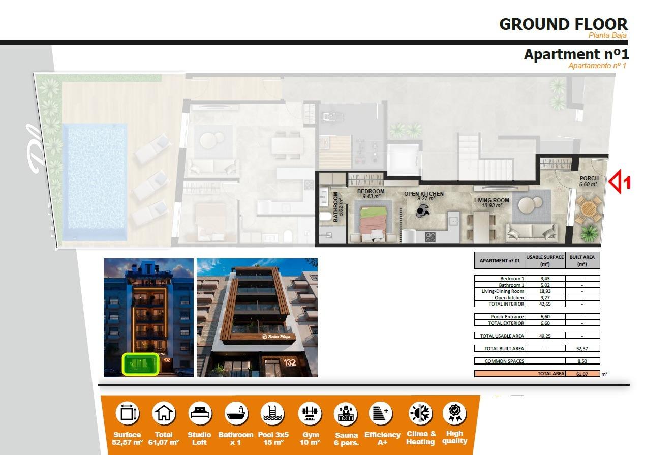 Apartamento en venta en Torrevieja