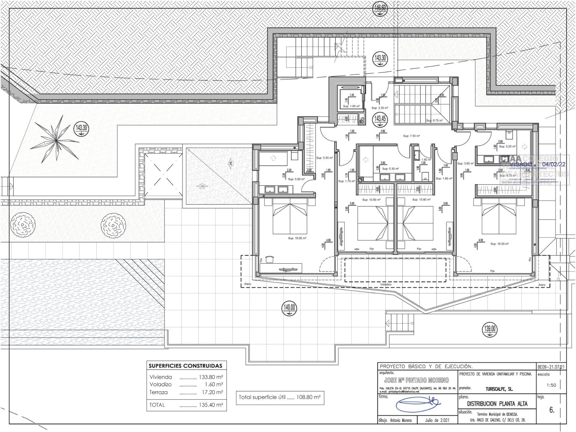Villa en venta en Benissa