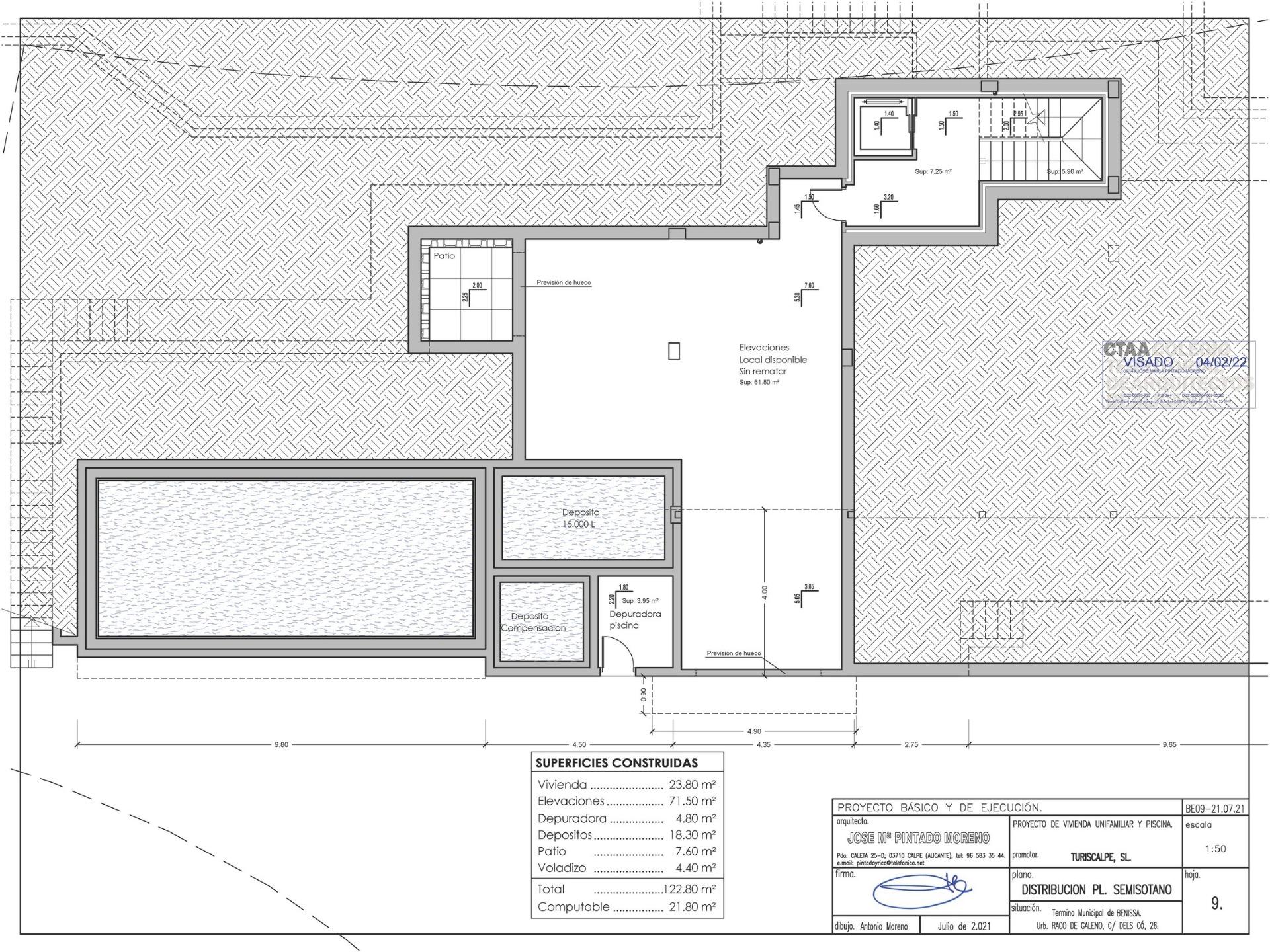 Villa en venta en Benissa
