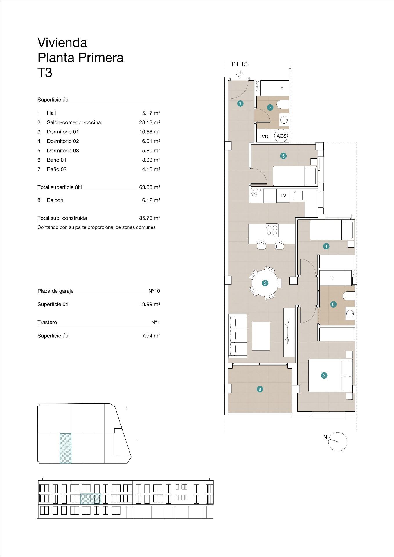 Apartamento en venta en Jacarilla