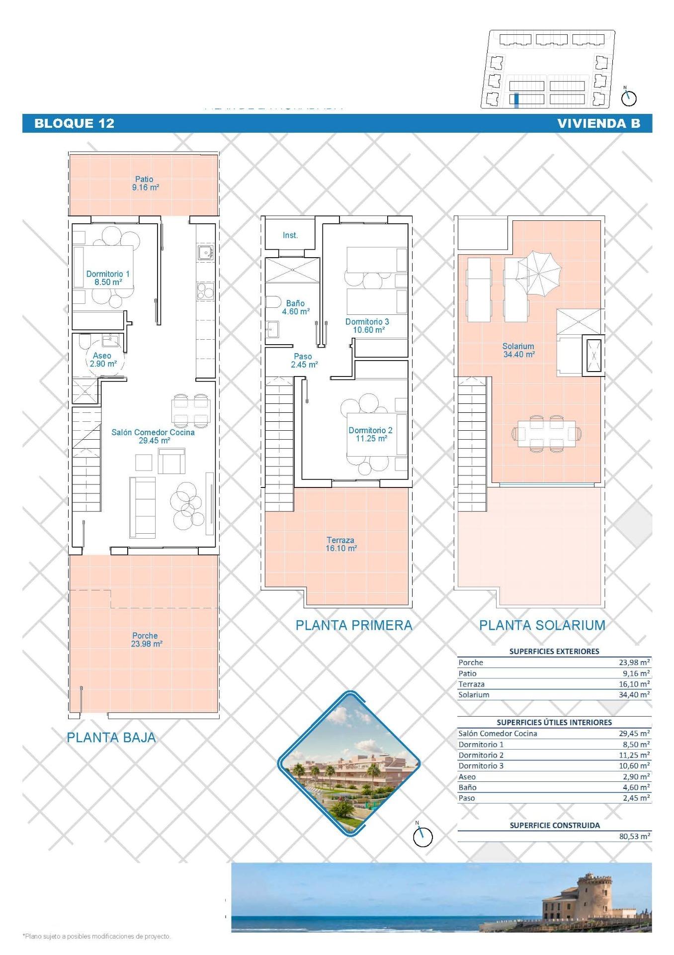 Casa en venta en Pilar de la Horadada