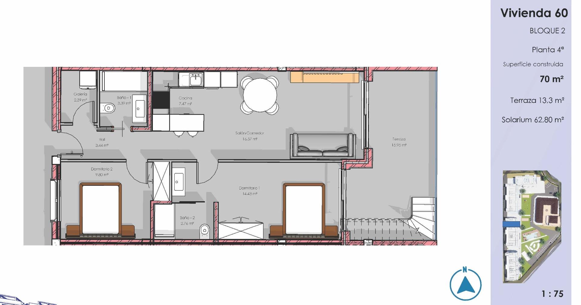 Penthouse na sprzedaż w Guardamar del Segura