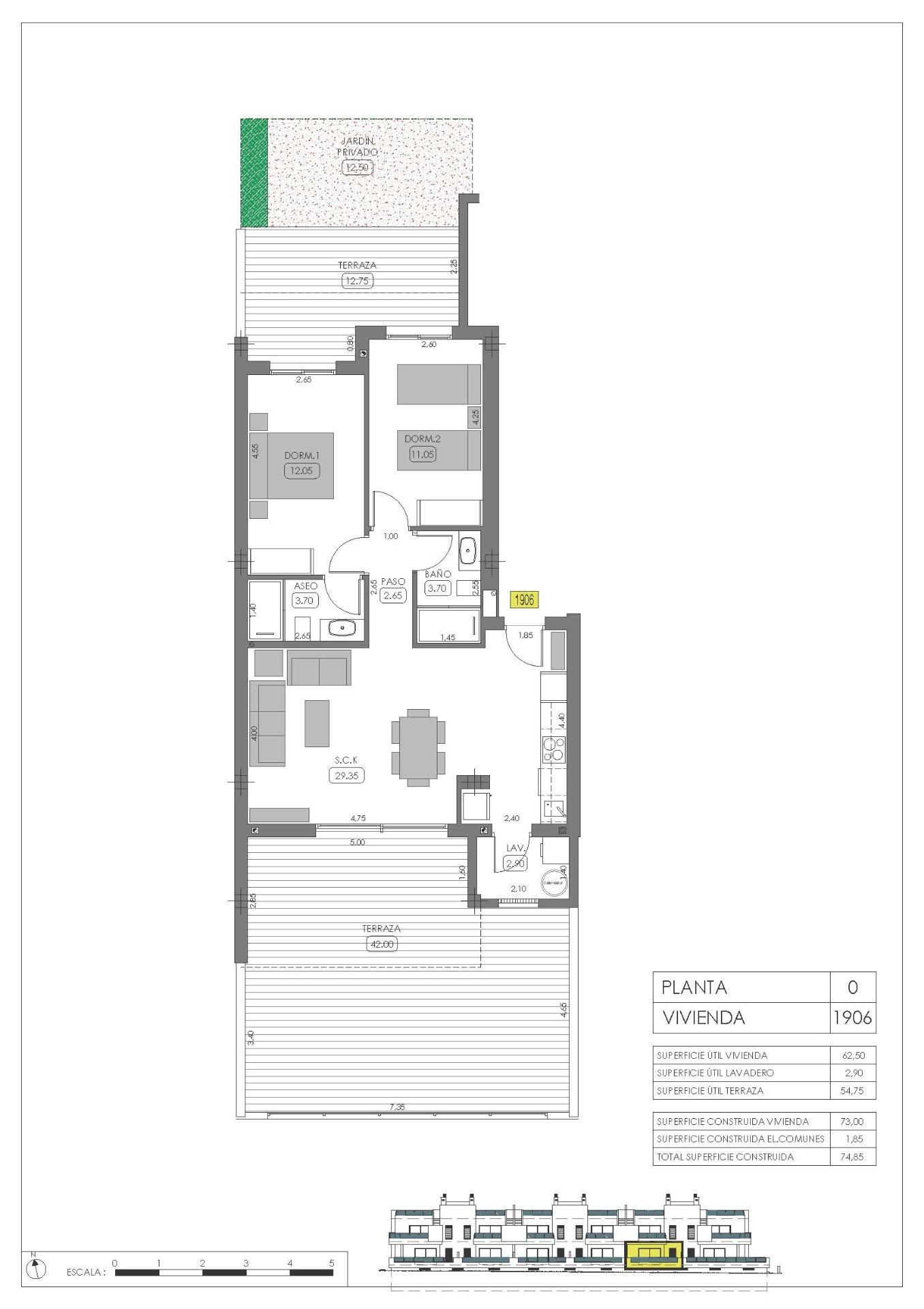 Bungalow for sale in Algorfa