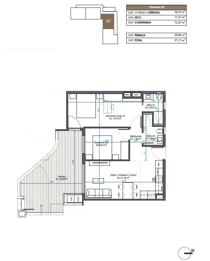 Appartement te koop in Guardamar del Segura
