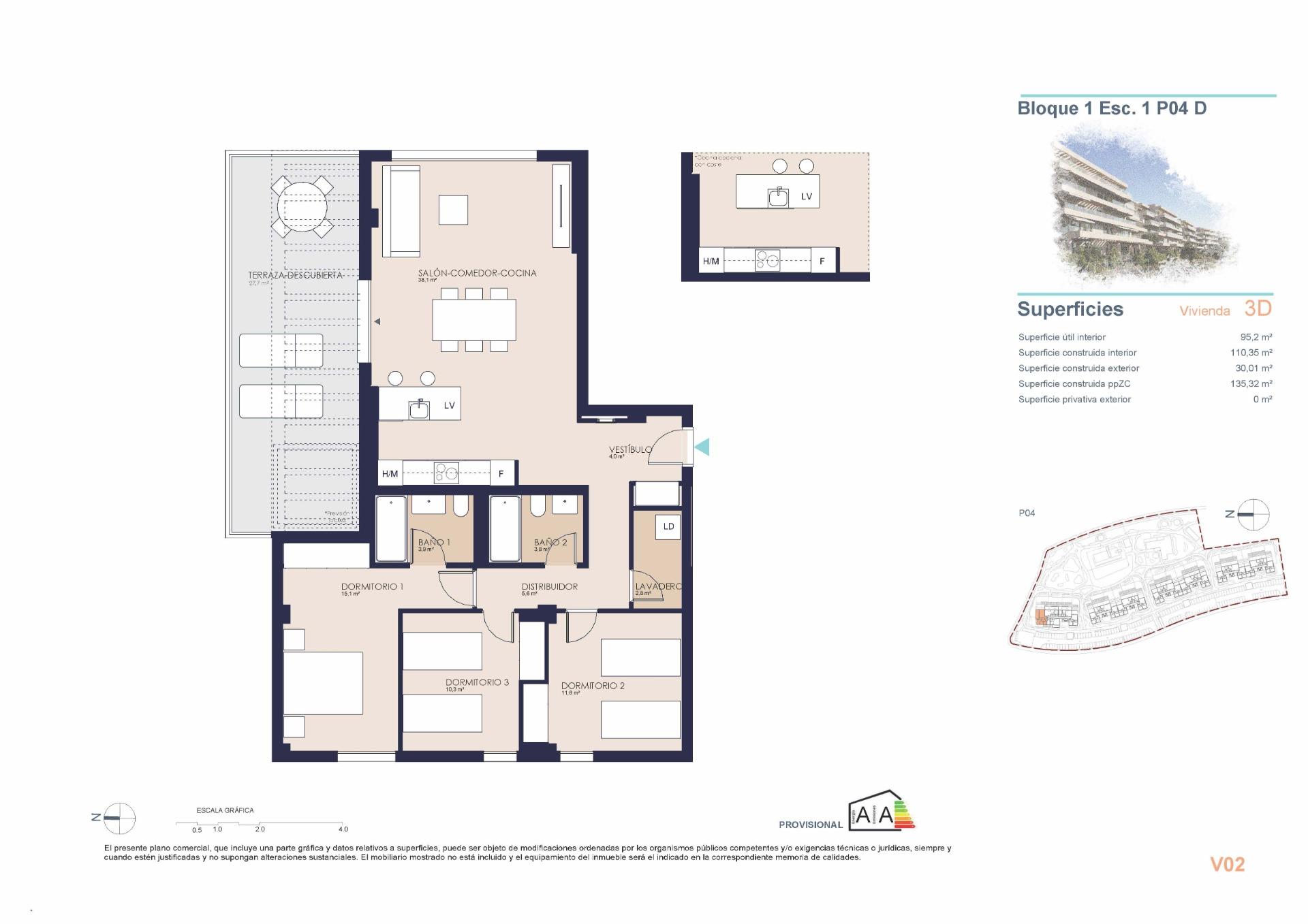 Penthouse te koop in Dénia