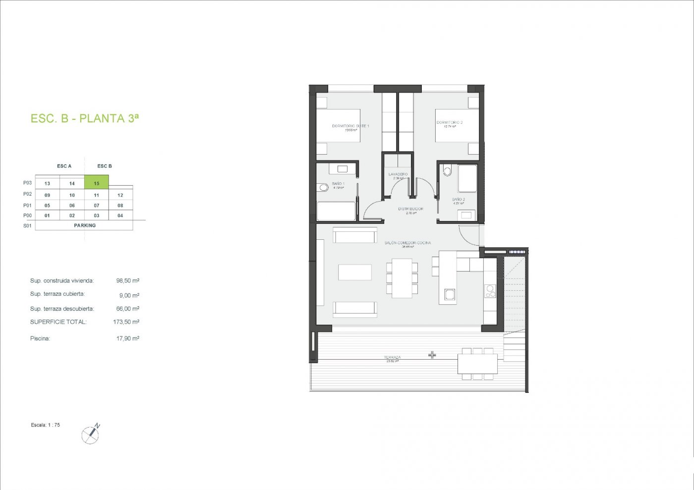 Penthouse te koop in Orihuela