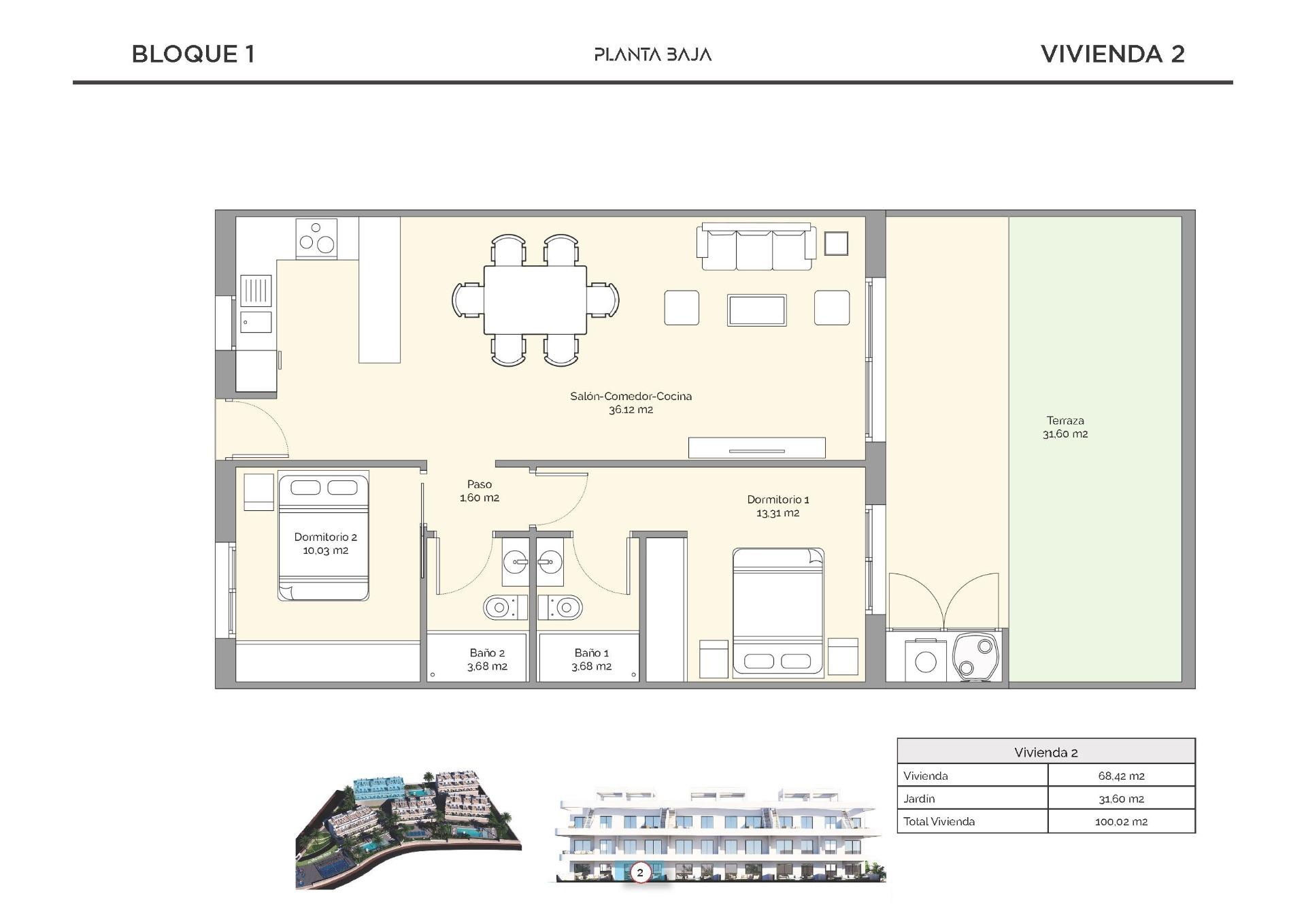 Appartement te koop in Finestrat