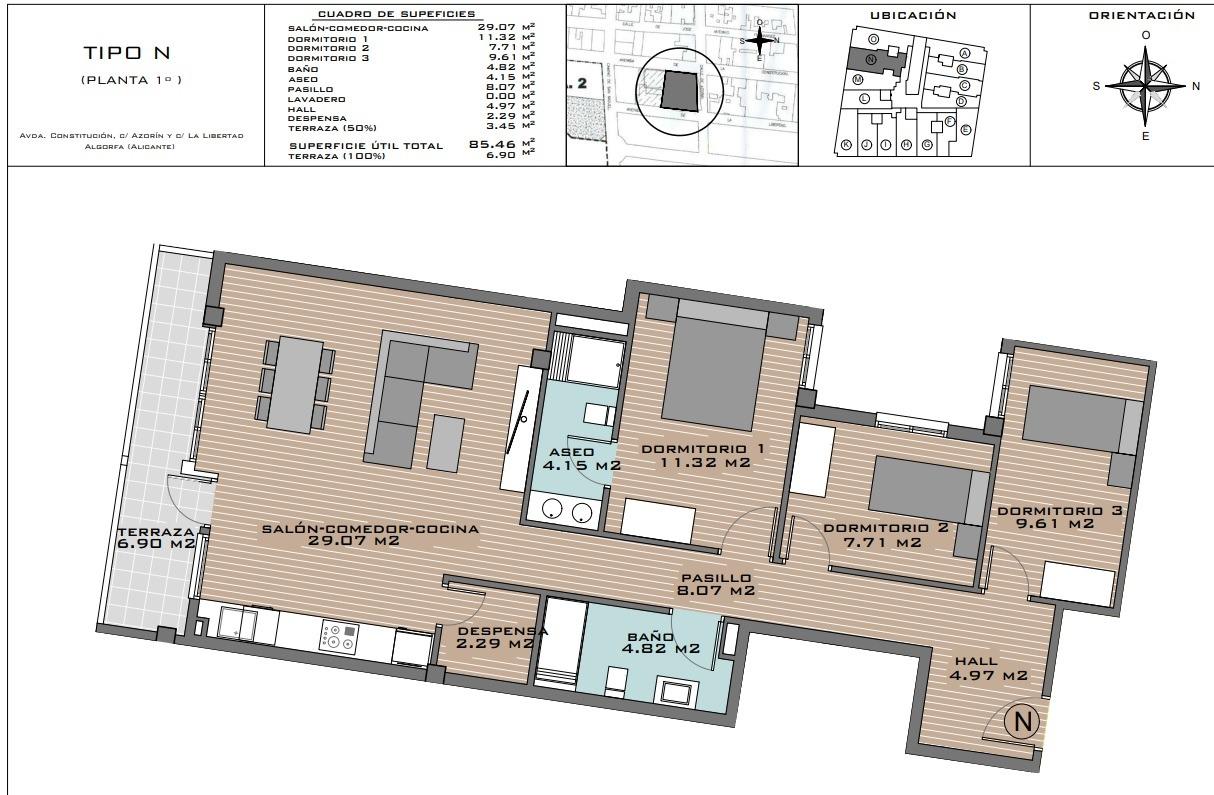 Appartement te koop in Algorfa