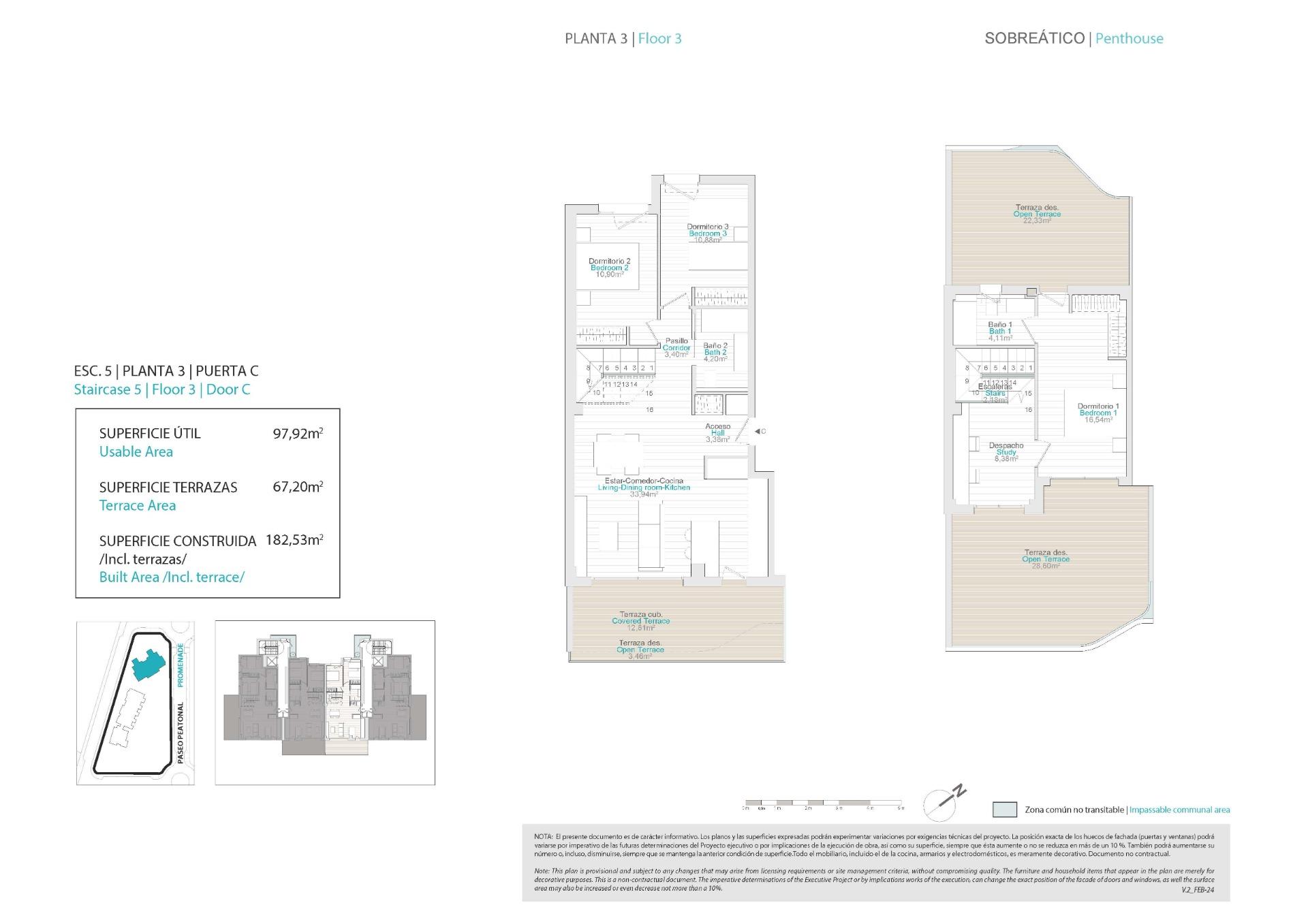 Penthouse te koop in Villajoyosa