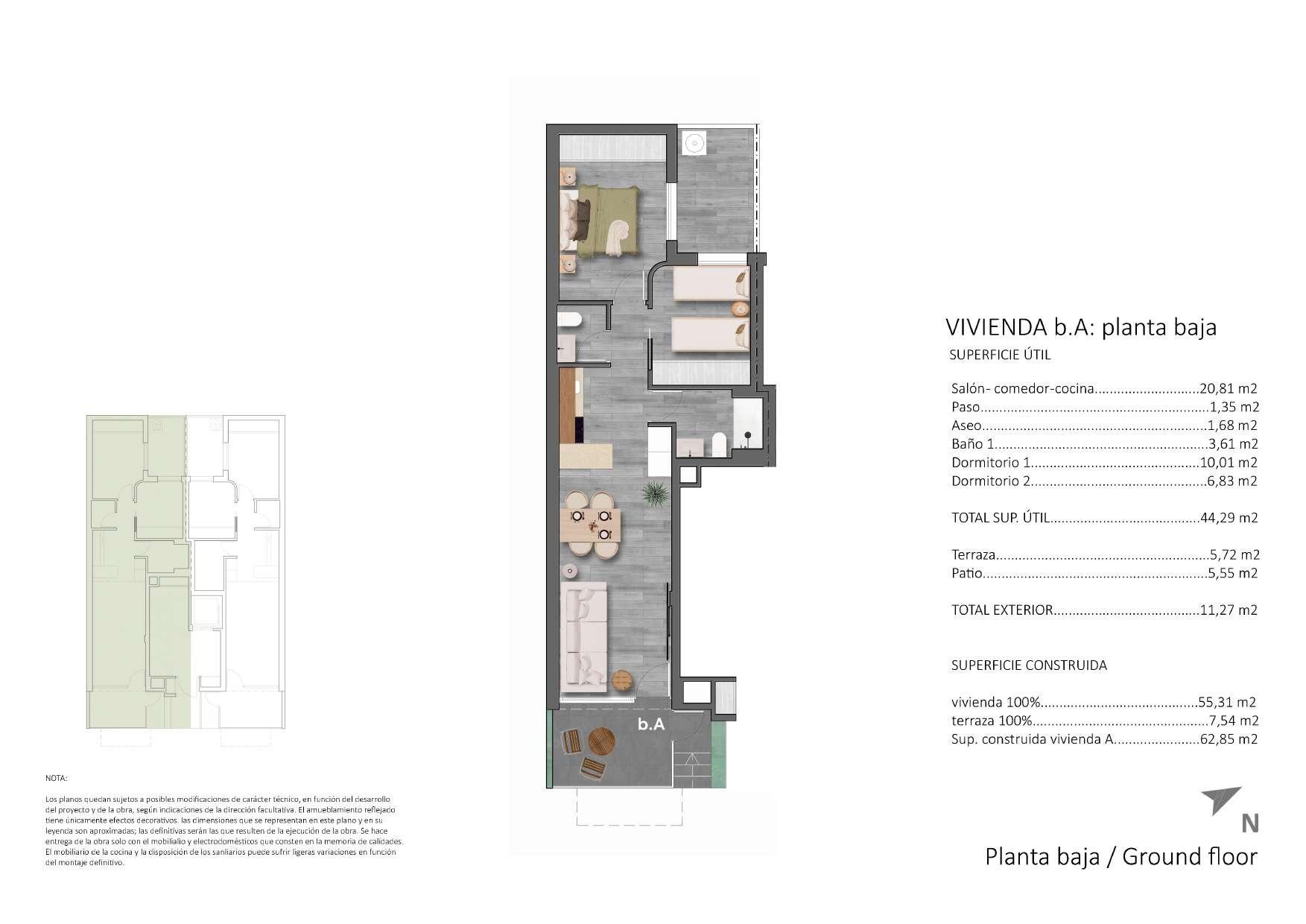 Apartamento en venta en Pilar de la Horadada