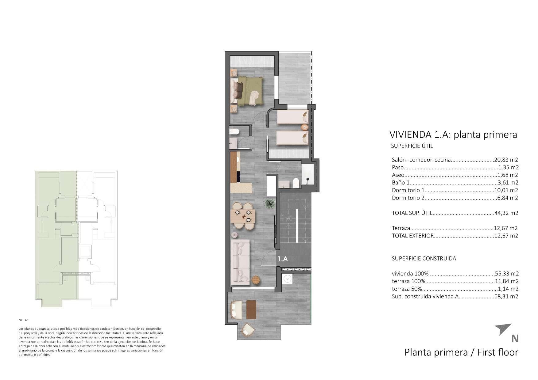 Apartamento en venta en Pilar de la Horadada