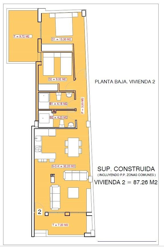 Apartamento en venta en Torrevieja