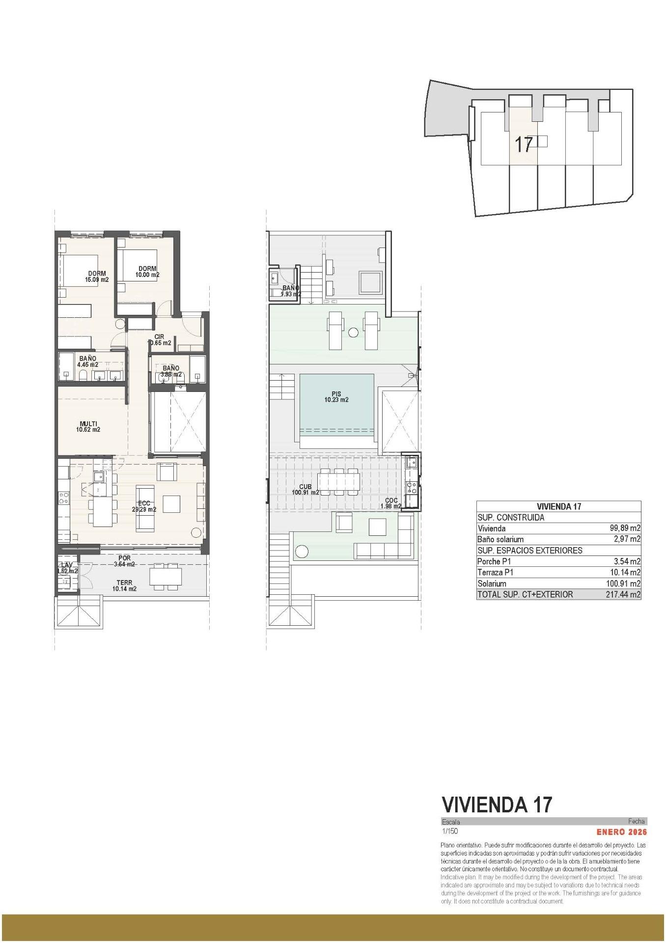 Bungalow en venta en Pilar de la Horadada