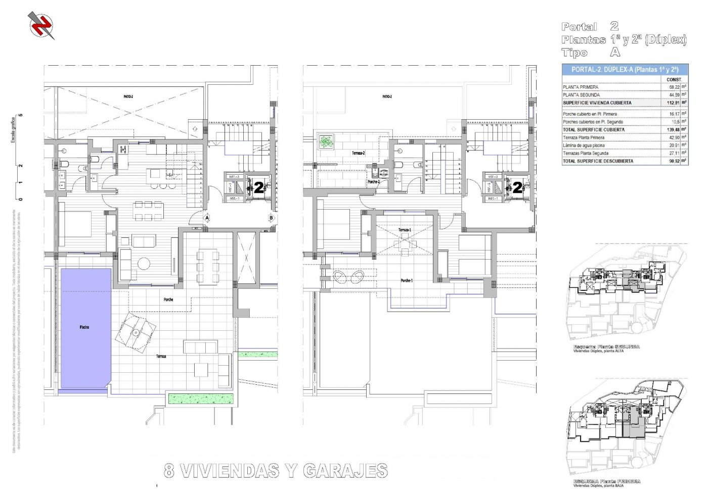 Appartements luxueux (8 unités) sur la 1ère ligne de la plage de Poniente à Benidorm (Costa Blanca)